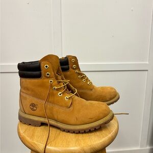 Timberland Honey Tan Nubuck Work Boots
